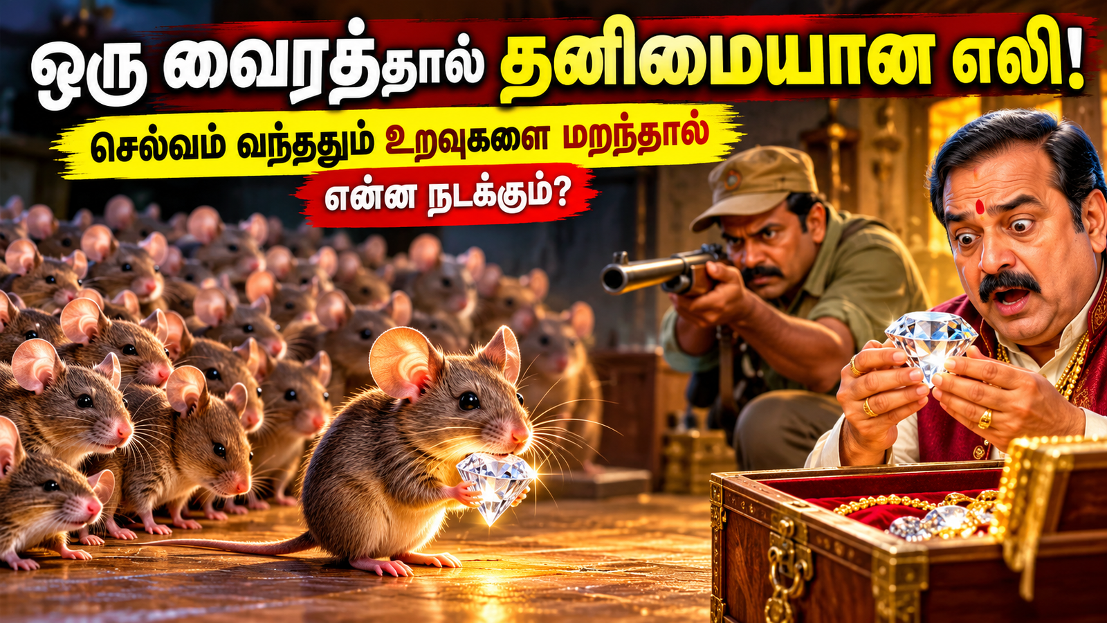 வைரத்தை விழுங்கிய எலி மற்றும் உறவுகளின் மதிப்பை உணர்த்தும் கதை